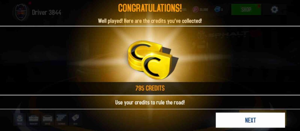 Unlimited Coins in Asphalt8 Game